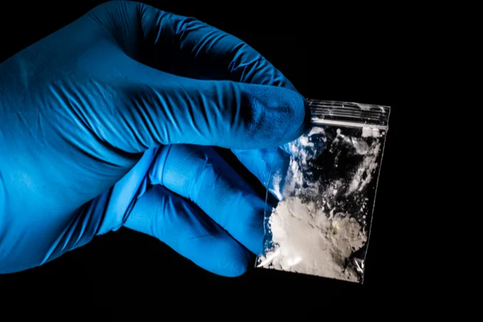 Image of fentanyl synthetic opioid shown