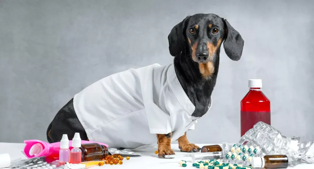 Drug Dealer Dog to shown concept of when your dog is your drug dealer