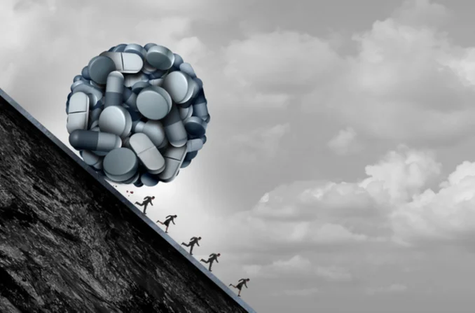 Uphill battle against opiates