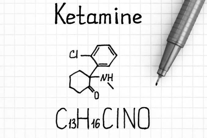 Ketamine chemical composition concept pic