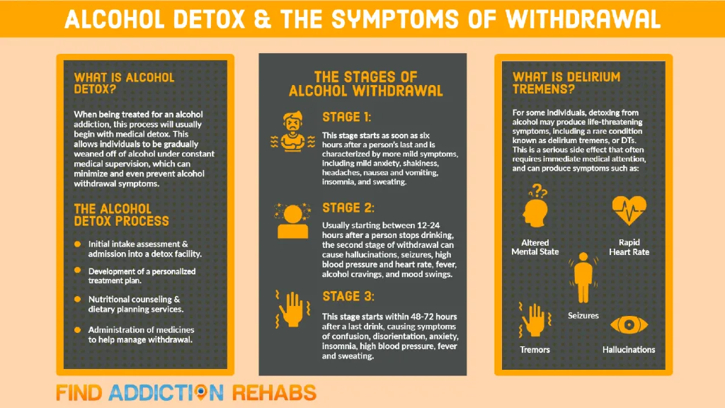 Alcohol Detox infographic by Nicole R