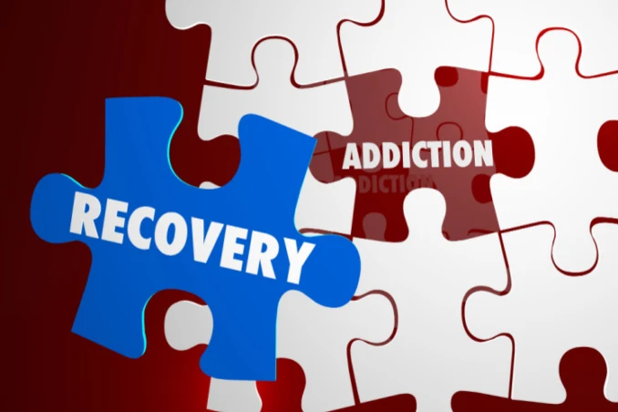 Humana insurance coverage for rehab, as shown by recovery and addiction puzzle pieces