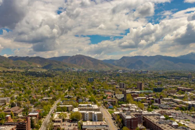 University of Utah from above shows the promise of finding alcohol rehab Utah facilities