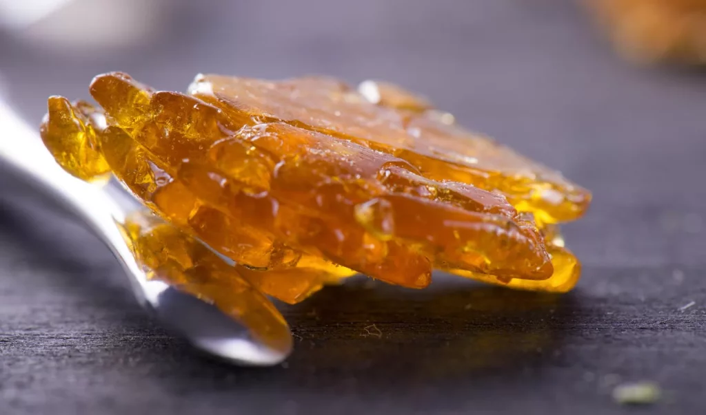 What Is Shatter - Piece of cannabis oil concentrate
