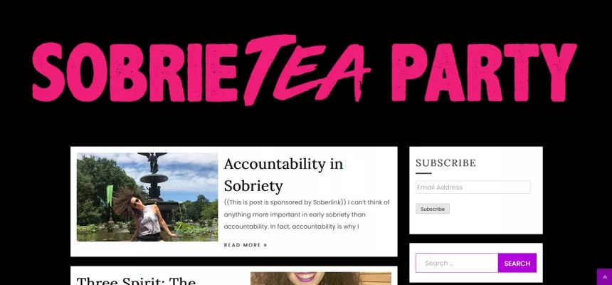 SobrieTea Party Homepage