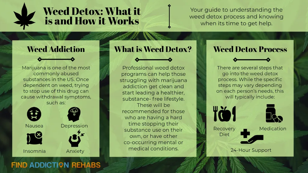 Weed detox infographic by Nicole R