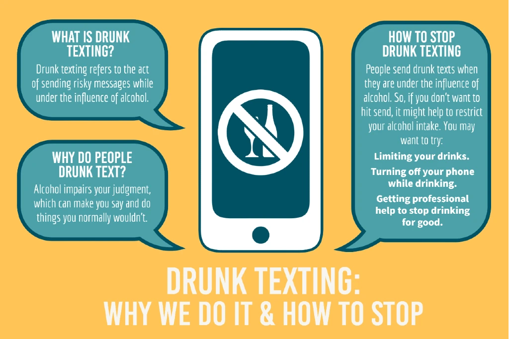 drunk texting infographic by Nicole R