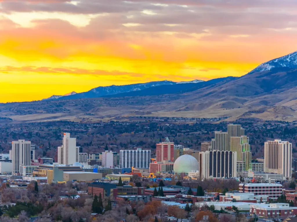Icarus Behavioral Health Nevada as shown by concept pic of the Las Vegas strip