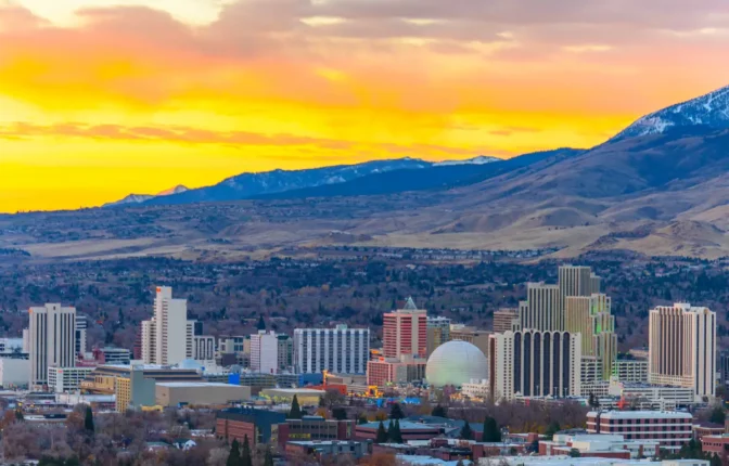 Icarus Behavioral Health Nevada as shown by concept pic of the Las Vegas strip
